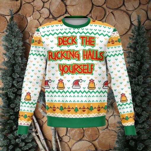 Deck The Halls Yourself Dank Wool Holiday Sweater