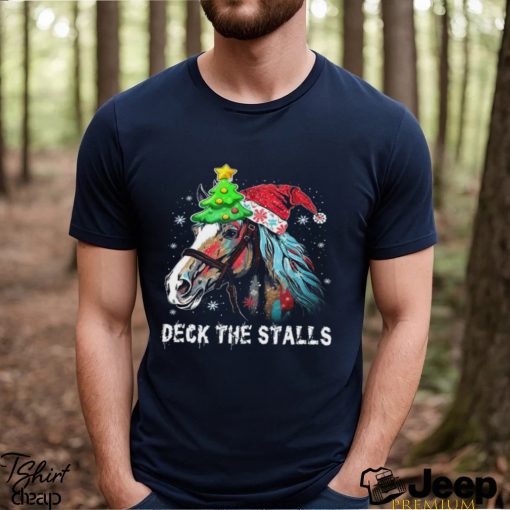 Deck The Stalls   Christmas Horse Shirt