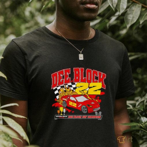 Dee Block Race Car Cup Champion 2023 logo shirt