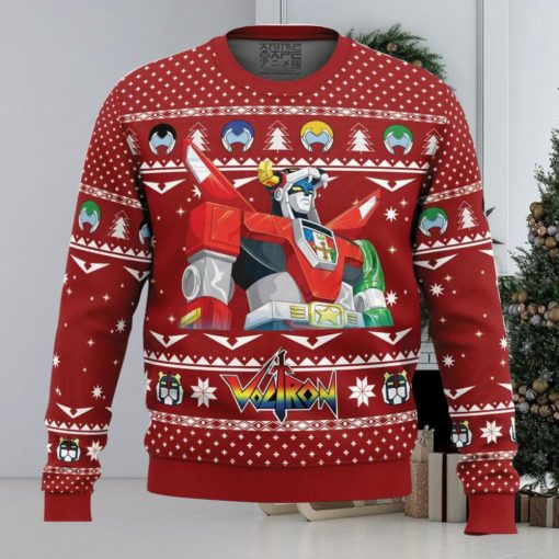 Defender of the Universe Voltron Ugly Christmas Sweater Holiday Gift Christmas Sweater