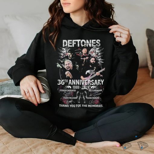 Deftones 36th Anniversary 1988 – 2024 Thank You For The Memories T Shirts