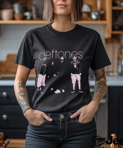 Deftones Pink Group Photo Boyfriend Fit Girls T Shirt Retro Shirt Rock Band Classic Hoodie