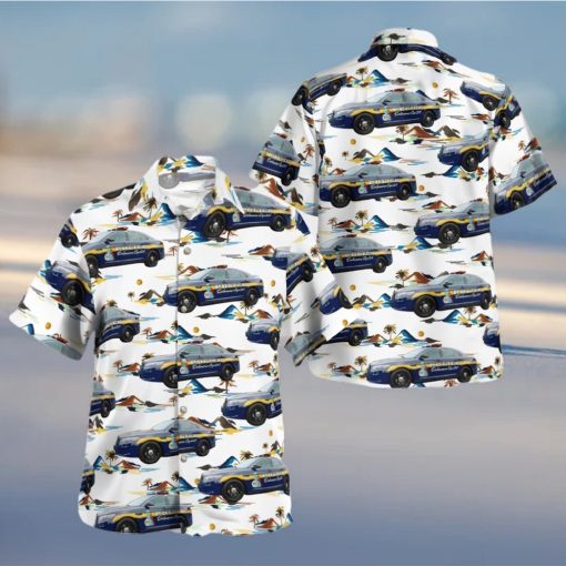 Delaware Capitol Police Ford Taurus Police Interceptor Hawaiian Shirt