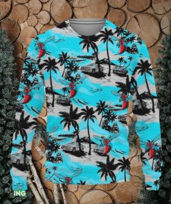 Delaware State Hornets Tropical Patterns For Fans Club Gifts Knitted Christmas Sweater Gift Holidays