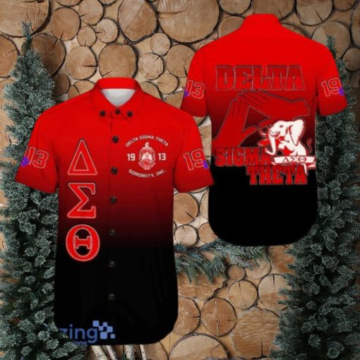 Delta Sigma Theta Gradient Hawaiian Shirt For Men And Women