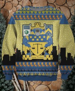 Delta Upsilon 3D Print Ugly Christmas Holiday Sweater