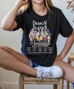 Demon Slayer 7th Anniversary 2016 – 2023 Thank You For The Memories T Shirt