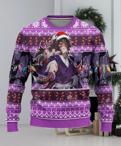 Demon Slayer Kokushibo Anime Ugly Christmas Sweater, Custom Sweatshirt Apparel