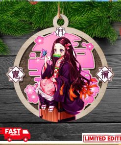 Demon Slayer Nezuko Anime Christmas Tree Decorations Xmas Gift Ornament