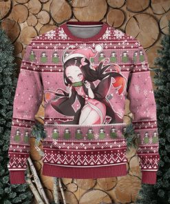 Demon Slayer Nezuko Kamado Anime Ugly Christmas Sweater 3D Gift For Men And Women Xmas Gift