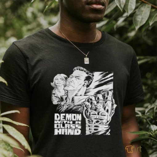 Demon with a class hand comic shirt