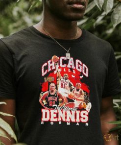 Dennis Rodman Chicago Bulls Hardwood Classics Bling Concert Player 2023 Shirt