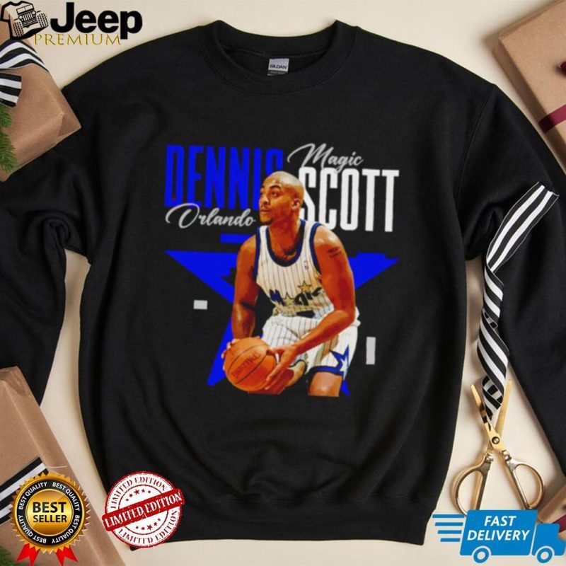 Dennis Scott Orlando Magic retro Legend shirt