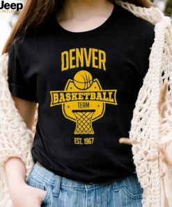 Denver Basketball Team Inspired Denver Nuggets Colorado Basketball Team Shirt