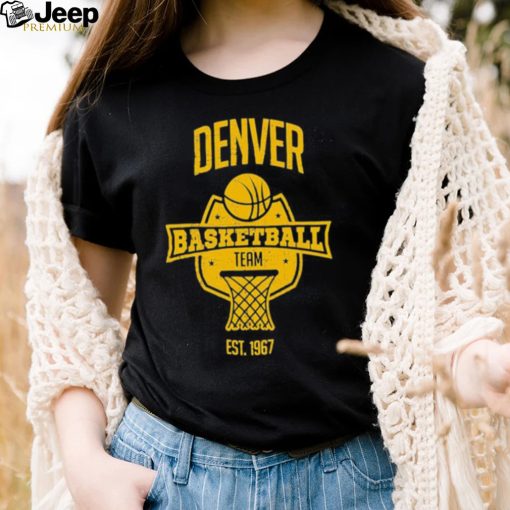 Denver Basketball Team Inspired Denver Nuggets Colorado Basketball Team Shirt