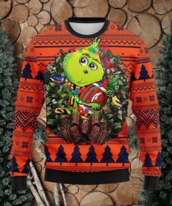 Denver Brocos Grinch Hug Christmas Ugly Sweater
