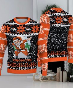 Denver Broncos Christmas Santa Claus Ugly Sweater For Men Women