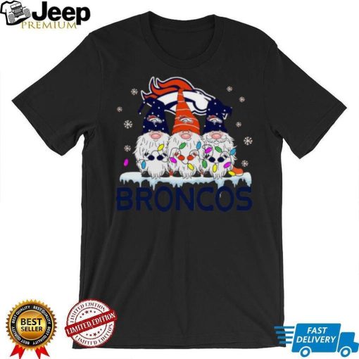 Denver Broncos Football Gnomes Christmas 2023 shirt