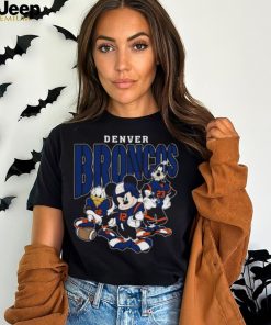 Denver Broncos Football Mickey Donald Duck And Goofy Football Team Vintage Shirt