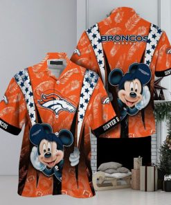 Denver Broncos Mickey Mouse NFL Hawaiian Shirt