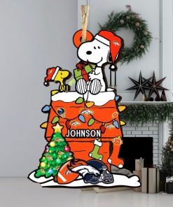 Denver Broncos NFL Snoopy Ornament Personalized Christmas 2023 Holidays