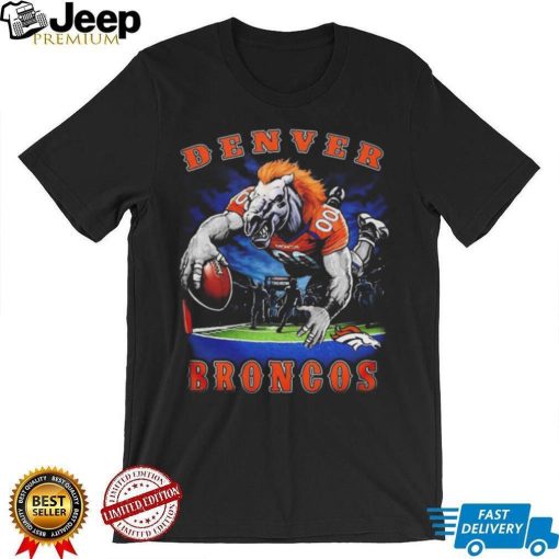 Denver Broncos NFL Team Uncommon Thunder let’s ride mascot t shirt