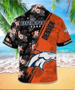 Denver Broncos NFL x Mickey Mouse Tropical Pattern Hawaiian Shirt