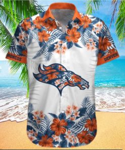 Denver Broncos Summer Beach Shirt and Shorts Full Over Print