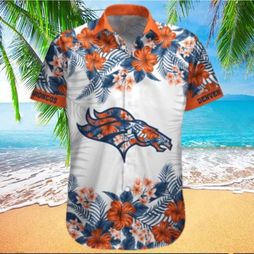 Denver Broncos Summer Beach Shirt and Shorts Full Over Print