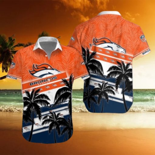 Denver Broncos Team Hawaiian Shirt And Shorts