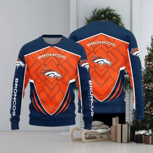 Denver Broncos Ugly Christmas Sweater For Fans