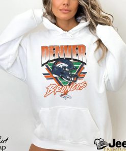 Denver Broncos White Triangle Vintage T Shirt