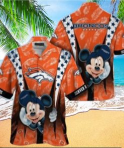 Denver Broncos nfl mickey mouse Hawaiian Shirt custom for fan