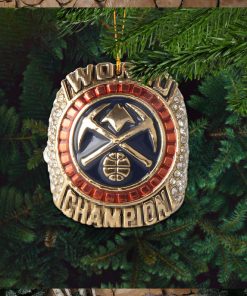 Denver Nuggets 2022 2023 Season World Champion Ring NBA Christmas Decorations Ornament