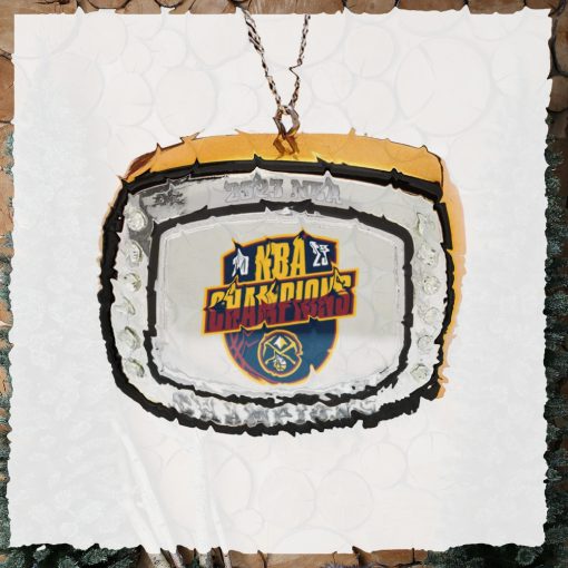 Denver Nuggets 2023 NBA Champions Ring Ornament