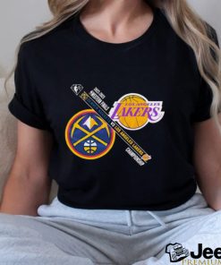 Denver Nuggets And Los Angeles Lakers 2023 Western Finals Championship Shirt