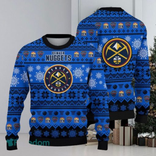 Denver Nuggets National Basketball 3D Ugly Christmas Sweater Men And Women Gift