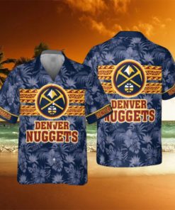 Denver Nuggets National Basketball Association 2023 Hibiscus Pattern AOP Hawaiian Shirt