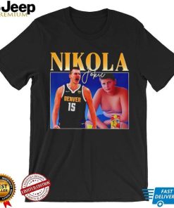 Denver Nuggets Nikola Jokic now and young signature shirt