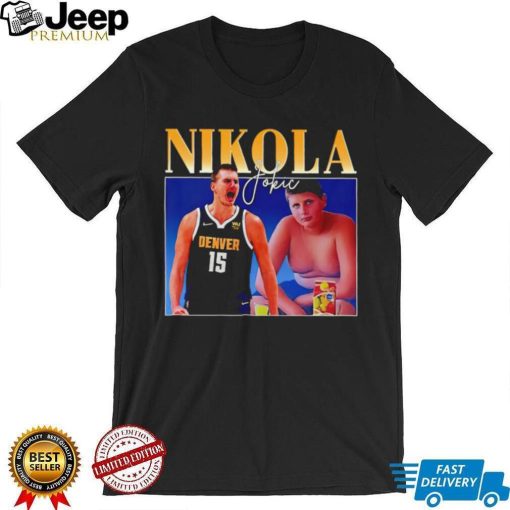 Denver Nuggets Nikola Jokic now and young signature shirt