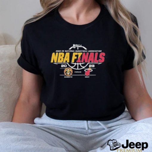 Denver Nuggets Vs. Miami Heat 2023 Nba Finals Matchup Shirt