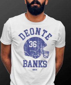 Deonte Banks New York G Helmet Font Shirt