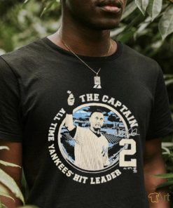 Derek Jeter The Captain New York Yankees Hit Leader T shirt