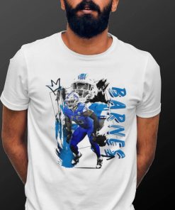 Derrick Barnes number 55 Detroit Lions football player pose gift shirt