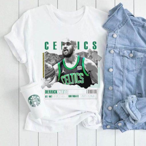 Derrick White number 9 Boston Celtics basketball player paper poster shirt