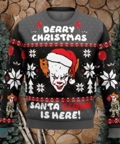 Derry Christmas Pennywise The Clown Ugly Christmas Sweaters 3D