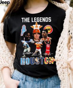 Deshaun Watson Hakeem Olajuwon Nolan Ryan The Legends Houston Sports Teams Signatures Shirt