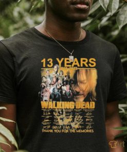 Design 2010 2023 13 Years The Walking Dead Thank You For The Memories T Shirt