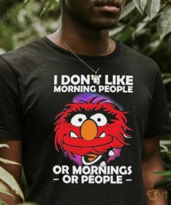 Design Animal DRUMMER I don’t like morning people or mornings or people shirt