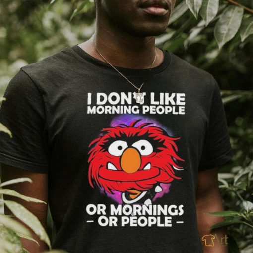 Design Animal DRUMMER I don’t like morning people or mornings or people shirt